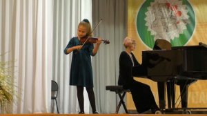 И. С. Бах. Сицилиана, обр. Л. Ауэра. исп. Колтакова Софья, 8 лет