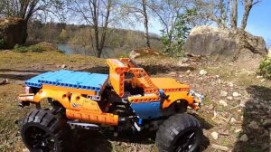 ЛОМАЮЩАЯСЯ РАМА В ДЕЙСТВИИ | ЛЕГО ТЕХНИК ВНЕДОРОЖНИК САМОДЕЛКА