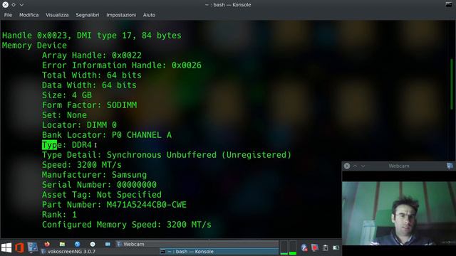 RAM check of LINUX PC