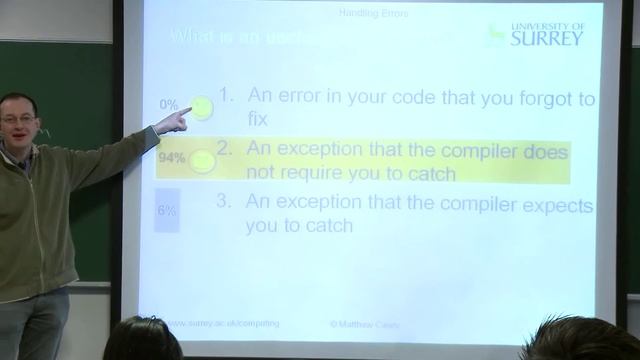 Programming Fundamentals - Handling Errors
