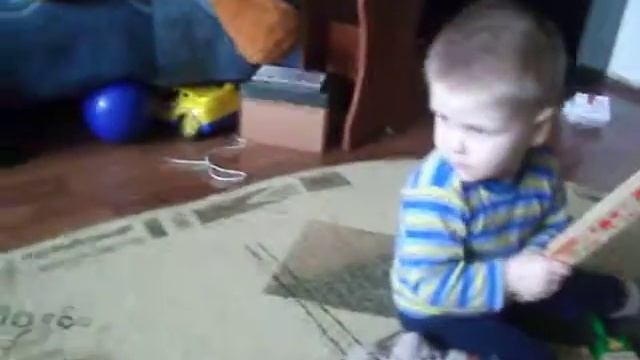 Саня демонстрирует русские народные инструменты смотреть онлайн