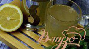 Имбирно-лимонный напиток