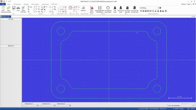CNC-Calc (2D CAD/CAM) add-on for CIMCO Edit (6/6)
