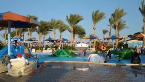 Египет. Hawaii Le Jardin Aqua Park 5*. Территория, пляж