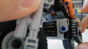 Функции Lego Technic питбайка в масштабе 1:11