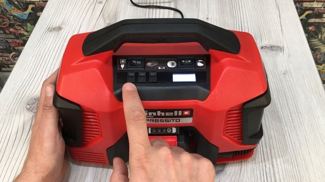 Компрессор автомобильный аккумуляторный Einhell PXC PRESSITO смотреть онлайн