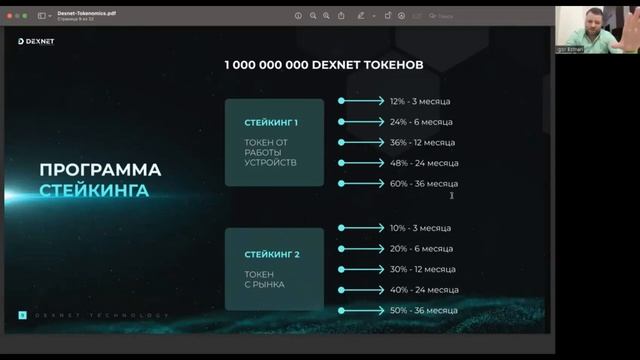ПРОГРАММА СТЕЙКИНГА DexNet