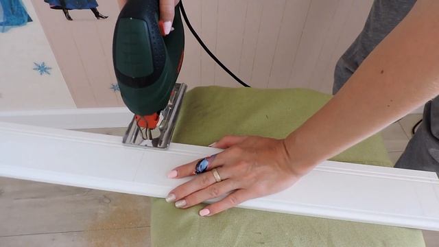 Женская версия укладки плинтуса МДФ и кривые стены! смотреть онлайн