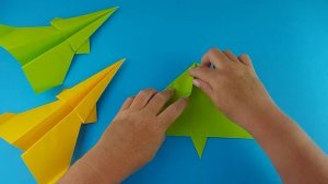 Как сделать самолет из бумаги / Самолет из бумаги / Оригами самолет модель "Сокол"