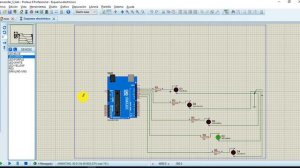 Encender 5 LED Arduino y Proteus