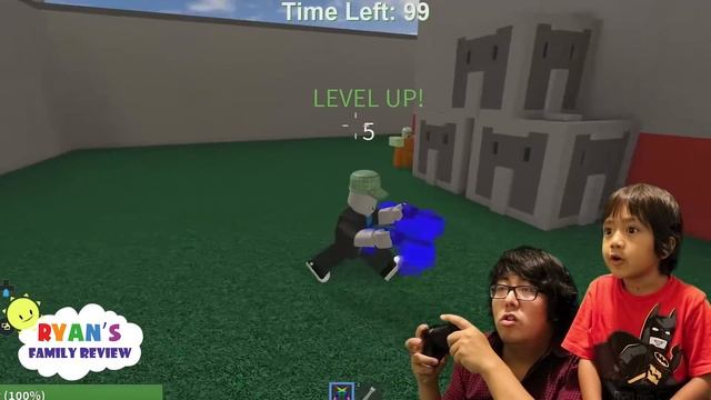 ROBLOX Zombie Rush! Let's Play with Ryan's Family Review! смотреть онлайн