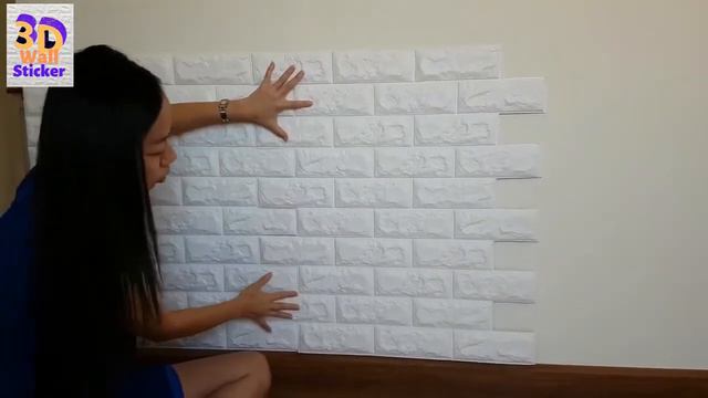 Как клеить Самоклеящиеся 3D панель?