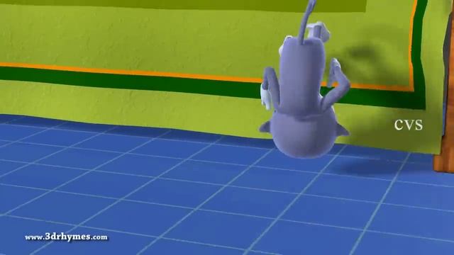 Five Little Monkeys Jumping on the bed - 3D Animation English Nursery rhyme for children