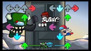 FNF Among Us - Меняю всех персонажей в уровне ejected