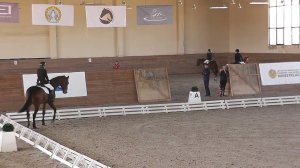 Жукова Ксения и Качассини, предварительный приз(юноши), Чемпионат РК по выездке, 15-04-2022, Алматы.
