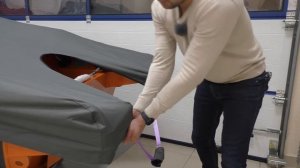 Тент для лодки Aluton 390 Fish для транспортировки и стоянки