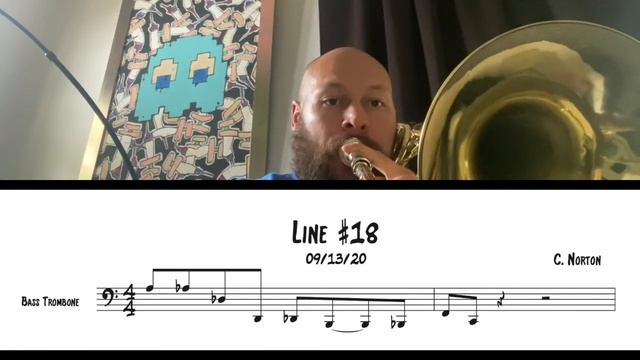 Colby Norton bass trombone Line #18 смотреть онлайн