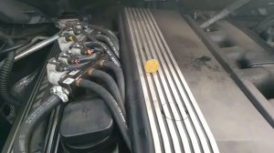 Работа  мотора М54 на газу метан в  BMW X5
