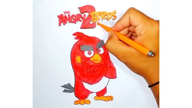Angry 😡 birds 🦅 2,The angry birds toon drawing 🖌️🎨| Colouring 🌈✨ step 🪜 by step🪜 by @Colouringday смотреть онлайн