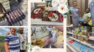 VLOG: Яишенка с БЕКОНОМ и ГРИБАМИ/ШАШЛЫКИ/Кручу ФАРШ