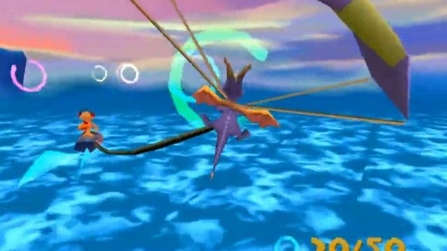 Spyro 2: Ripto's Rage! (PS1) 100% Walkthrough - Part 21 - Icy Speedway смотреть онлайн