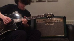 Marshall AS50D Acoustic Amp Playthrough/Demo