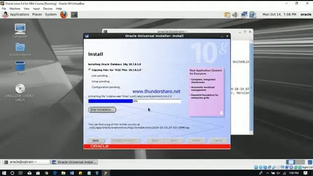 Install Oracle 10g VirtualBox Oracle Linux 6 4 смотреть онлайн