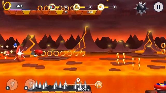 Sonic Runners Adventure Lava Mountain Level 28 Walkthrough Gameplay Android/iOS смотреть онлайн