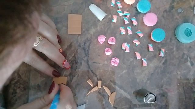 Декор баночки из полимерной глины
