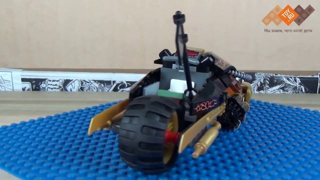 Обзор Lego Ninjago 70733 Лего Ниндзяго Бластер-байк Коула - в продаже на TOY.RU смотреть онлайн