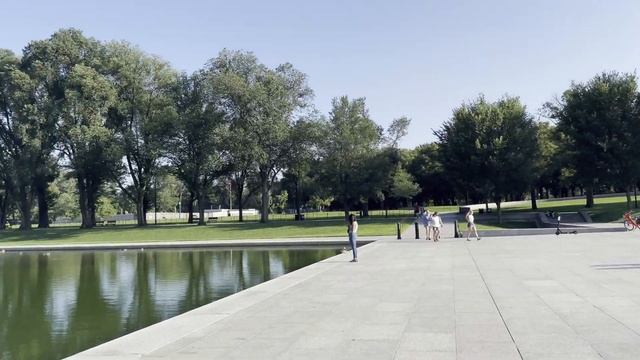 Lincoln Memorial and Washington Monument in 4K HDR |Walking Tour| смотреть онлайн