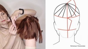 Схемы к стрижке "КАПРИЗ"/Haircut/ Hair Tutorial