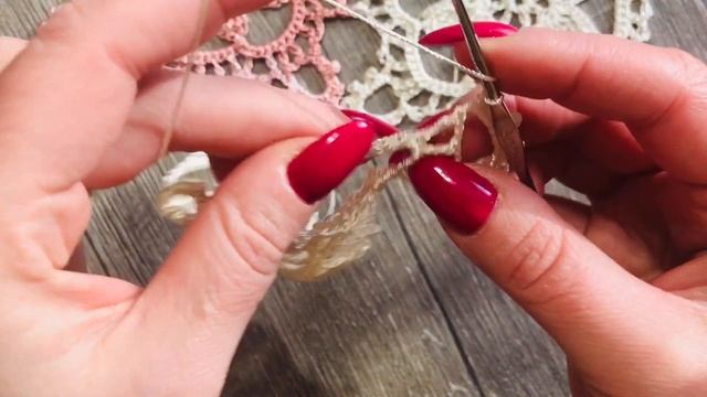 Узор крючком для салфетки или скатерти.Сrochet pattern смотреть онлайн