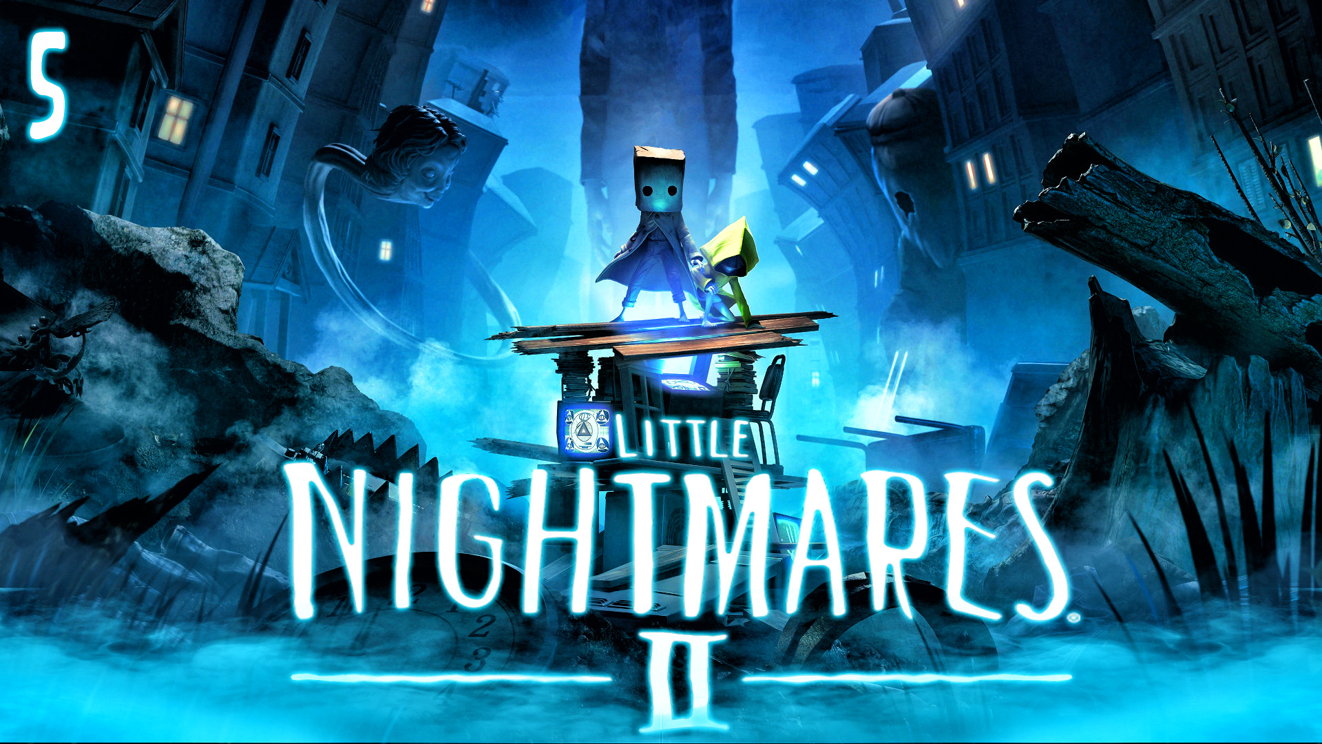 МОНСТР С ПОТОЛКА Little Nightmares II МАЛЕНЬКИЕ КОШМАРЫ 2 5 серия ...