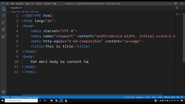 HTML Tutorial: Basic Structure of a Website | Web Development Tutorials #3