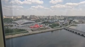 Вид на Челябинск с колеса обозрения