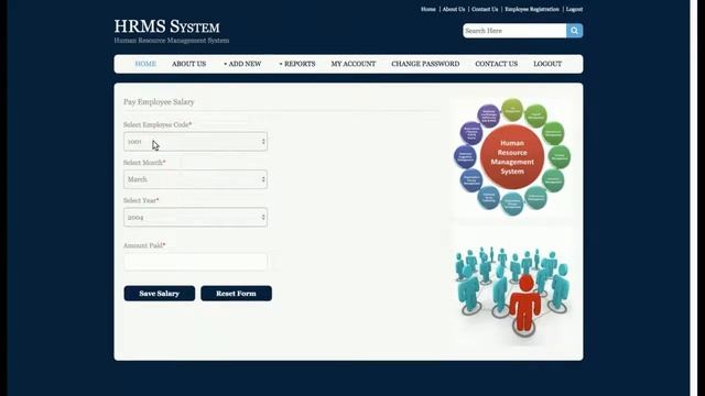 Human Resource Management System Java смотреть онлайн