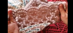 №50. Готовые работы октября 2020. Кофточка и шаль . Схема шали. #кофточка_крючком #шалькрючком