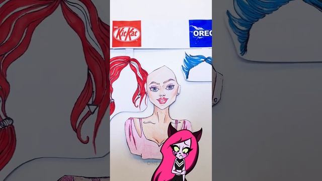 Different hairstyle! #teenz #pinky #reacts #reactionvideo #teenzreact #hairstyle #brand #papercraft