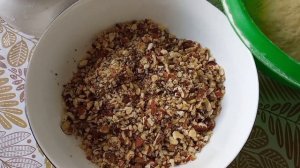 наше меню на день (4). Рецепт орехового печенья.