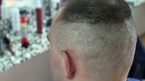 Мужская стрижка машинкой/Стрижка Бокс/short tapered mens haircut