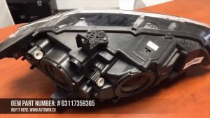 BMW X6 SERIES E71 X5 Series X5M FULL LED Adaptive HEADLIGHT LEFT ASSEMBLED OEM # 63117359365