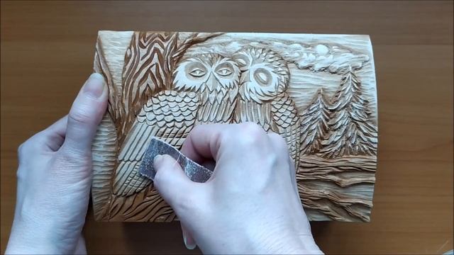 #23. Резная шкатулка "Влюбленные совушки". 4 часть. смотреть онлайн