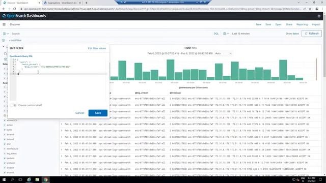 AWS Opensearch | Create Custom Dashboard And Visualize Logs In Kibana