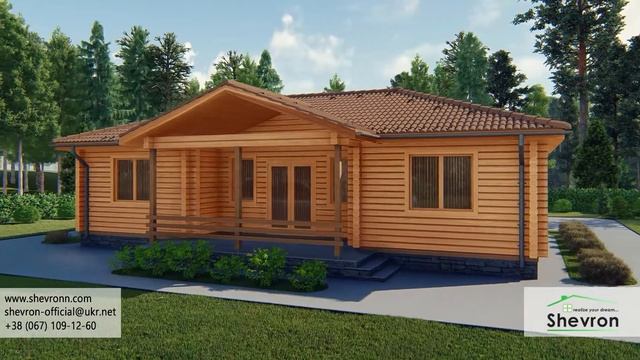 D039 Дом Нововолынск - проект деревянного дома смотреть онлайн