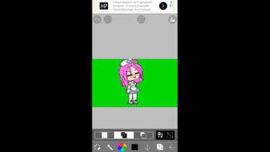 Как удалить фон в IbisPaint X?