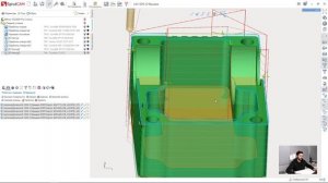 [Урок по фрезерной обработке в SprutCAM 12] 09 - [Первый установ] Обработка фасок и моделирование