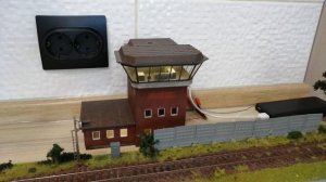 Пост централизации РЖД 1:87