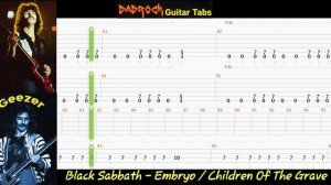 Embryo - Children Of The Grave - Black Sabbath - Guitar + Bass TABS Lesson