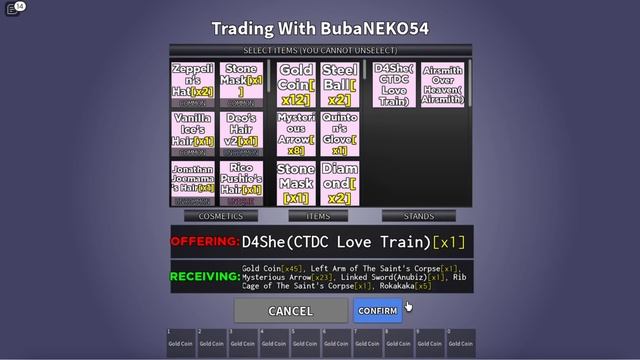 [YBA] is trading d4she (love train) for linked sword + adds a good trade? смотреть онлайн